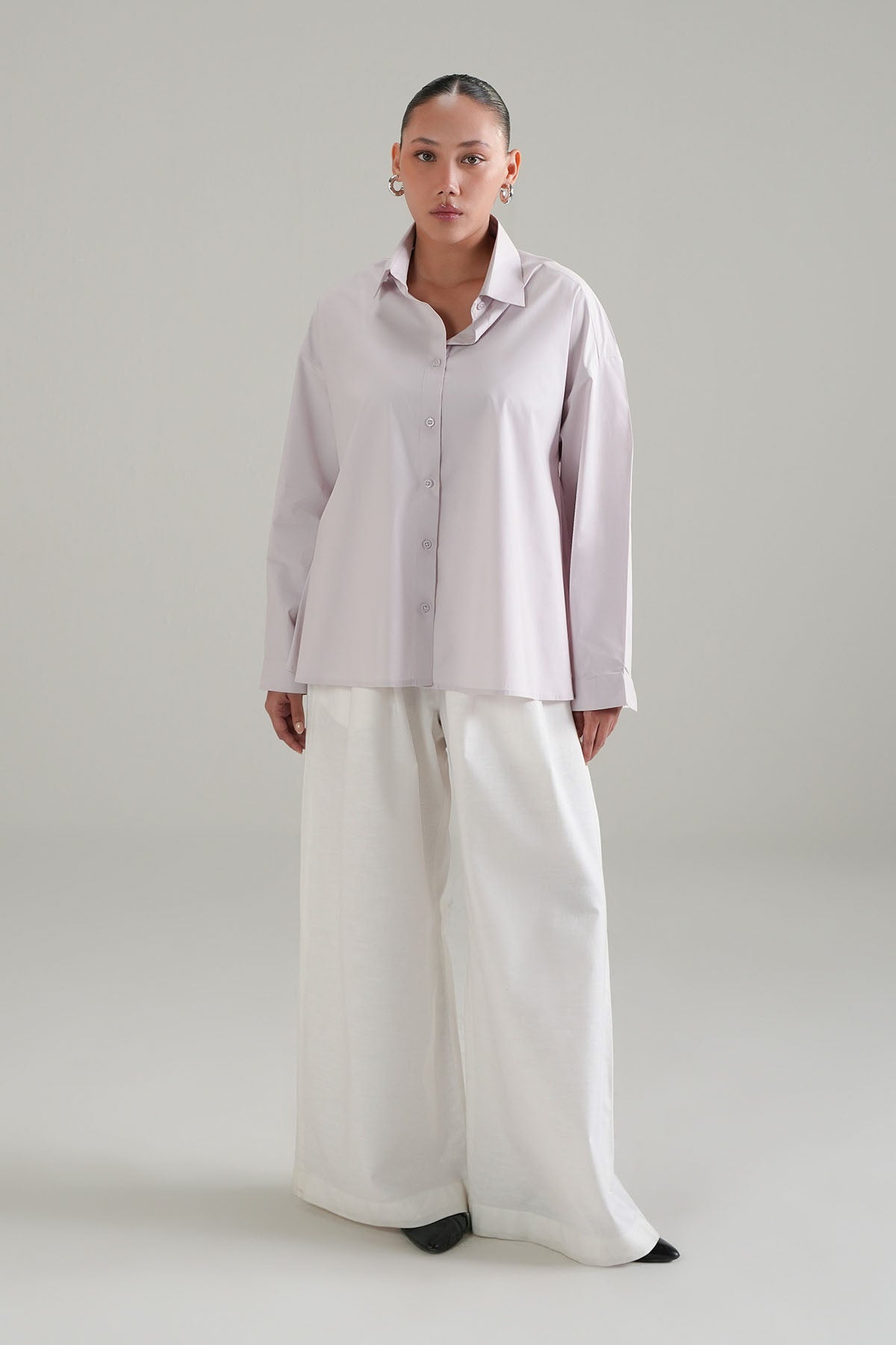 MODAL BLEND COLLAR SHIRT