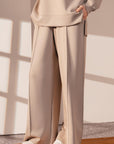 PLEATED WIDE TROUSER CLOUDLUX