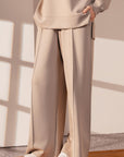 PLEATED WIDE TROUSER CLOUDLUX