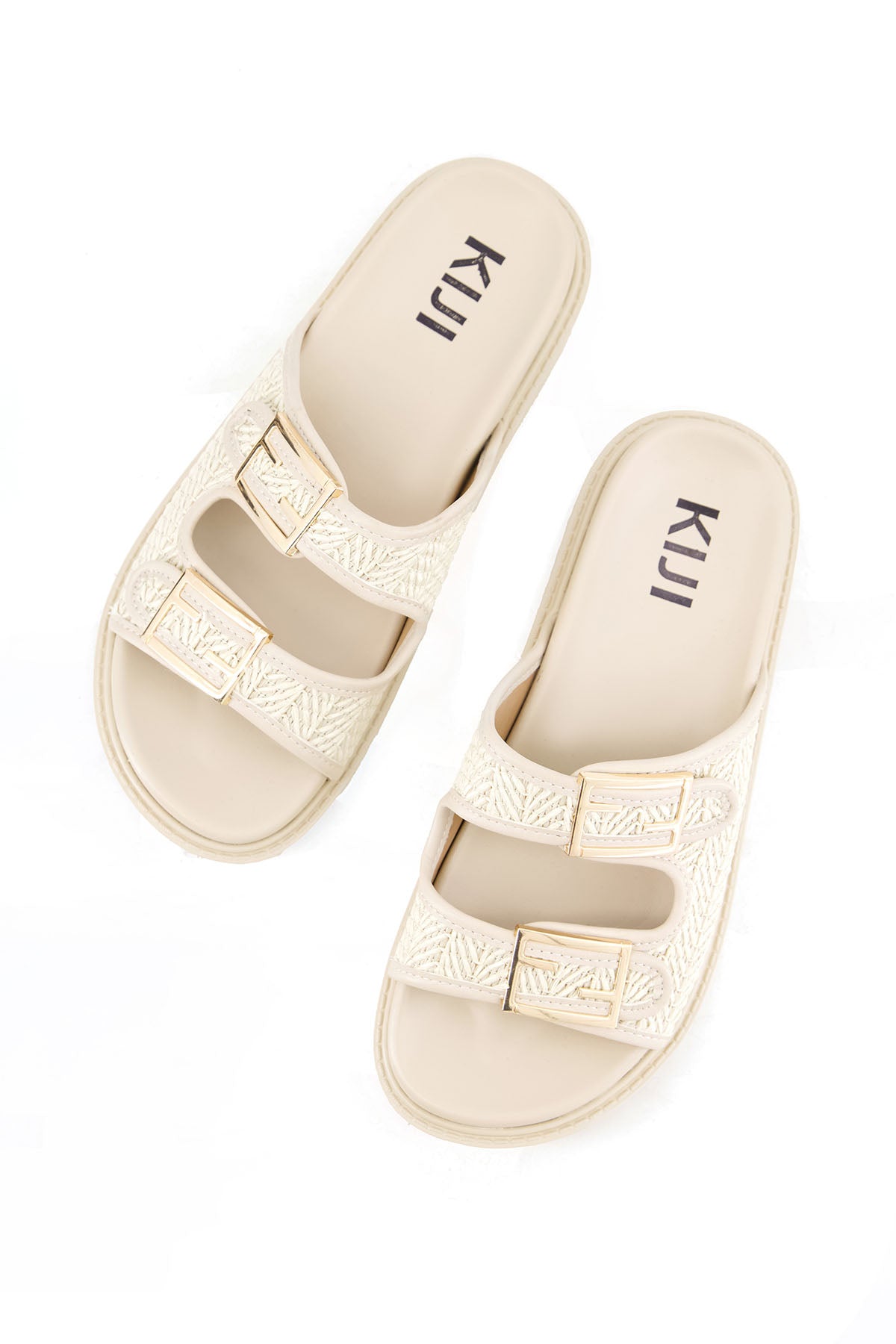 DOUBLE BUCKLE SLIDES