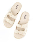 DOUBLE BUCKLE SLIDES