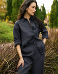 CLASSIC LINEN SHIRT-100% LINEN