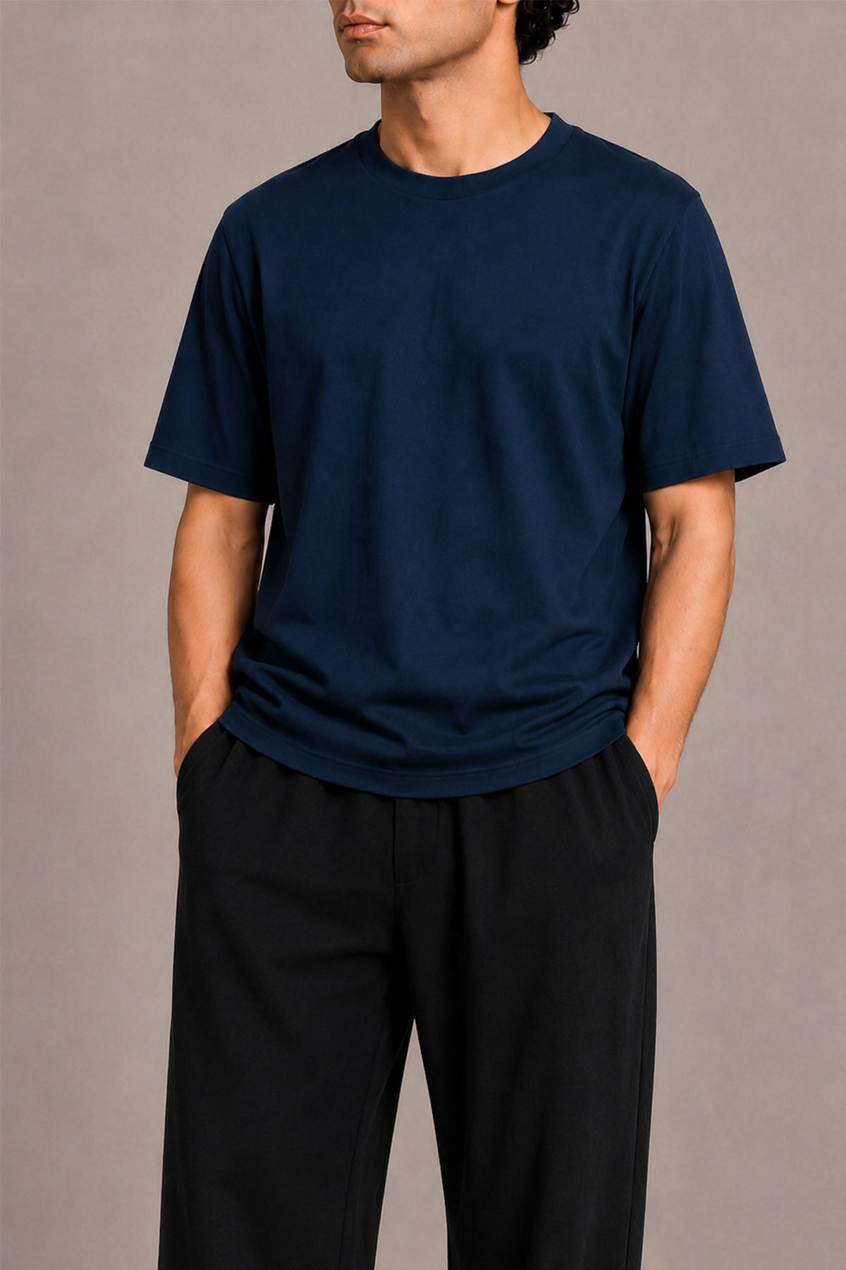 T-SHIRT CREW NECK SUPIMA COTTON