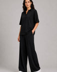 OPEN COLLAR POLO-DOUBLE KNIT
