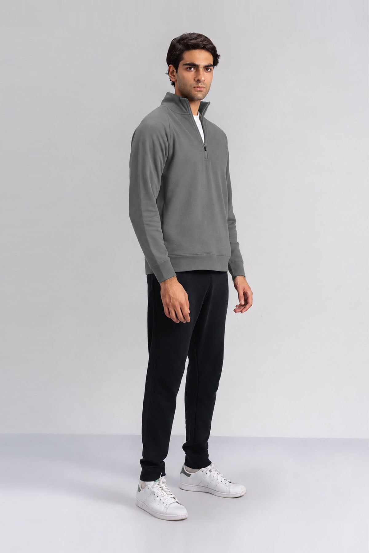 MEN QUARTER ZIP-DOUBLE KNIT