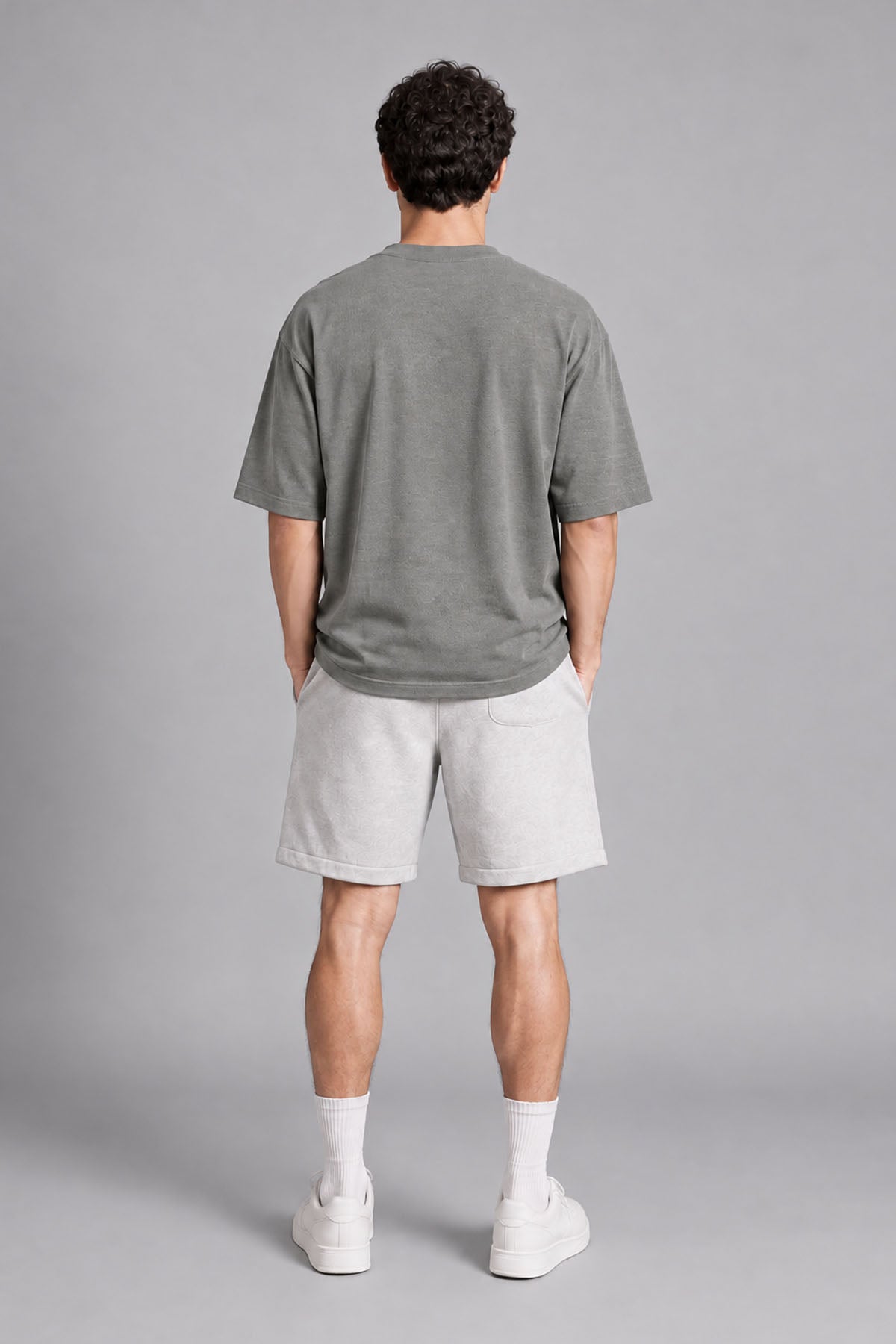 MEN OVERSIZED DOUBLE KNIT T-SHIRT