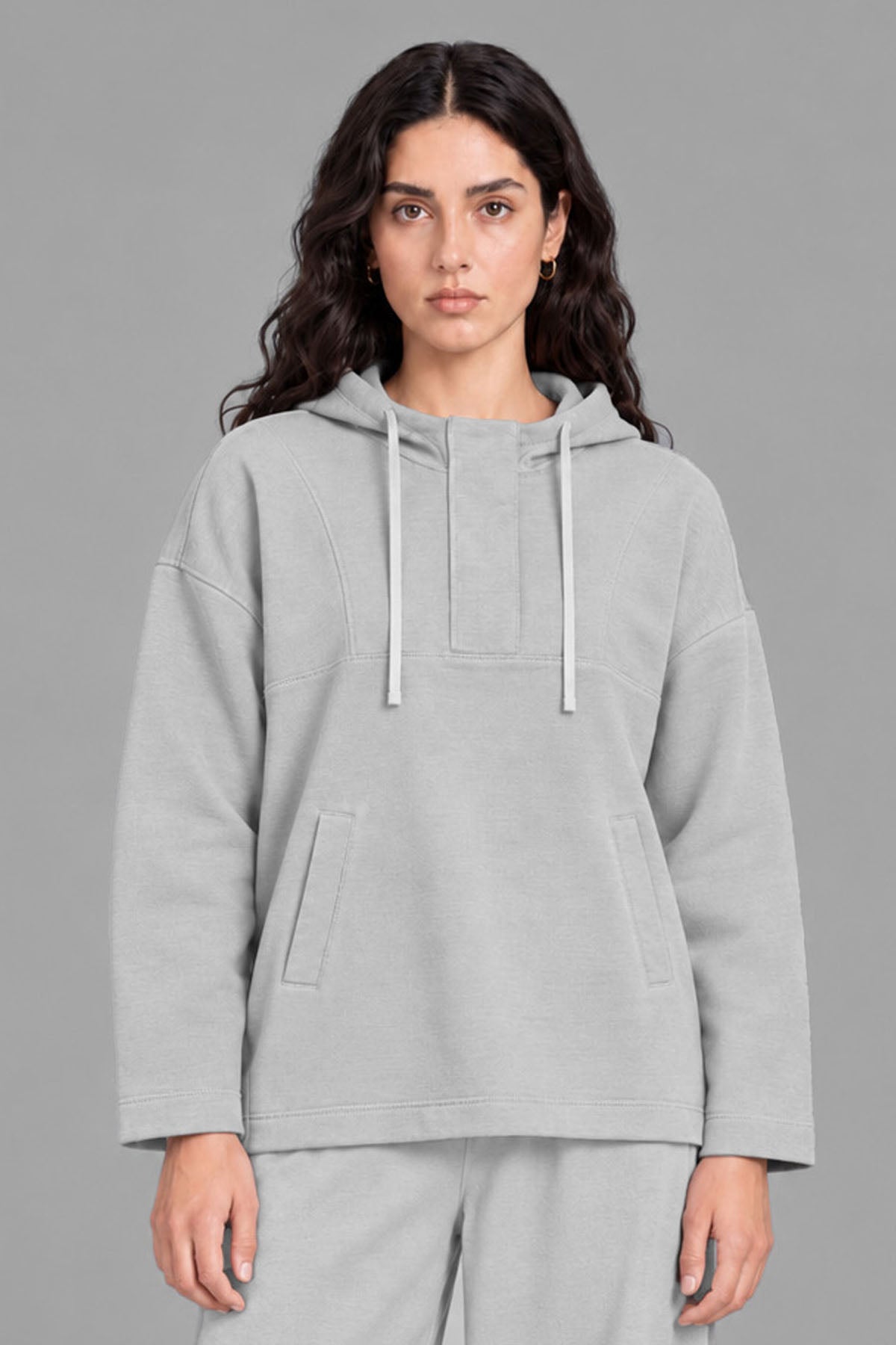 HALF ZIP PULLOVER HOODIE CLOUDLUX LIGHT