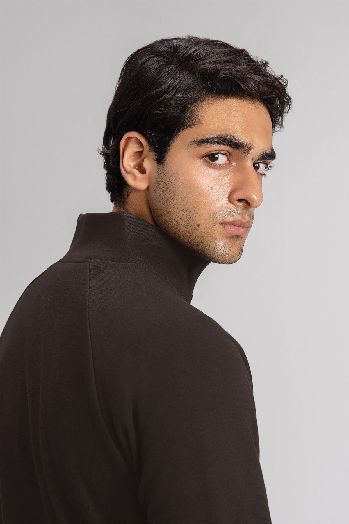 MEN QUARTER ZIP-DOUBLE KNIT