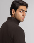 MEN QUARTER ZIP-DOUBLE KNIT