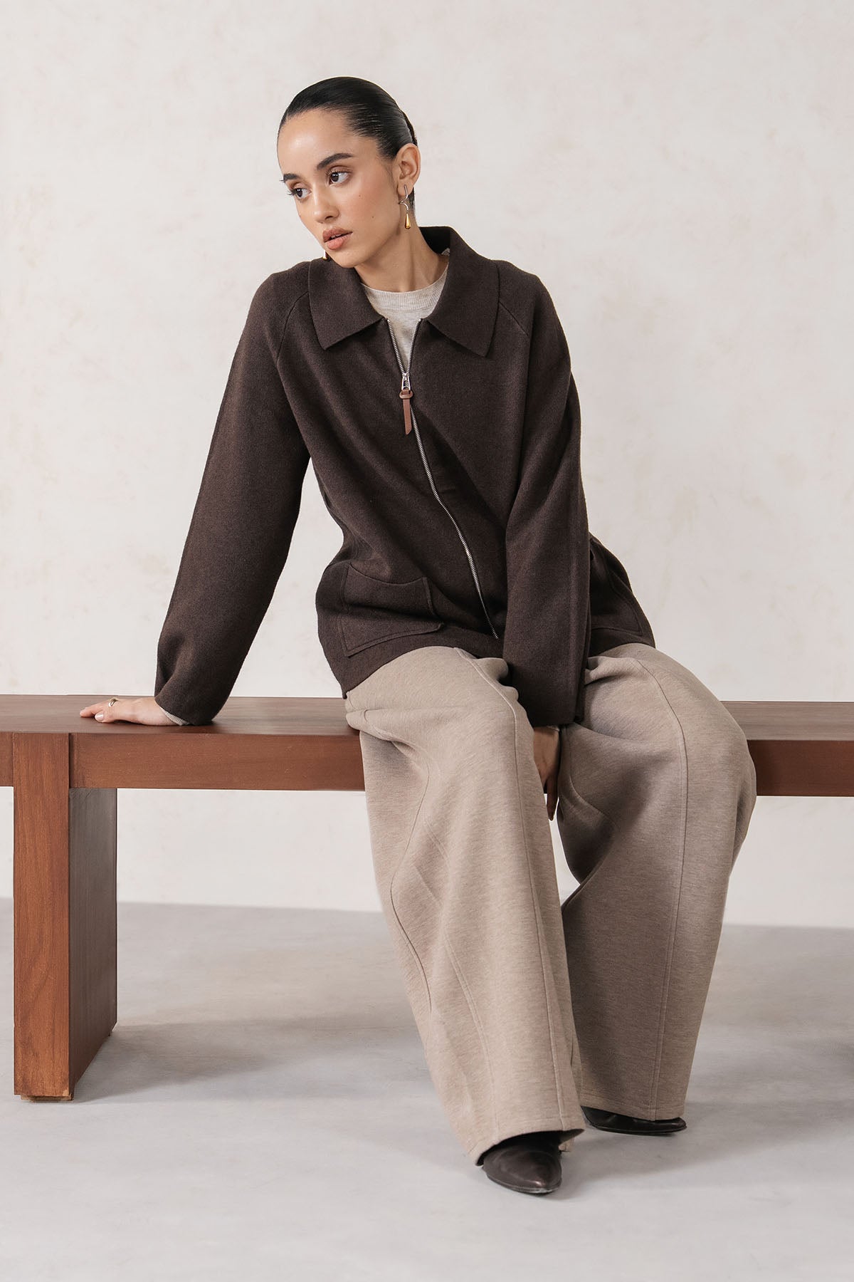 SOFT KNIT ZIPPER