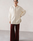 OVERSIZED ZIPPER HOODIE