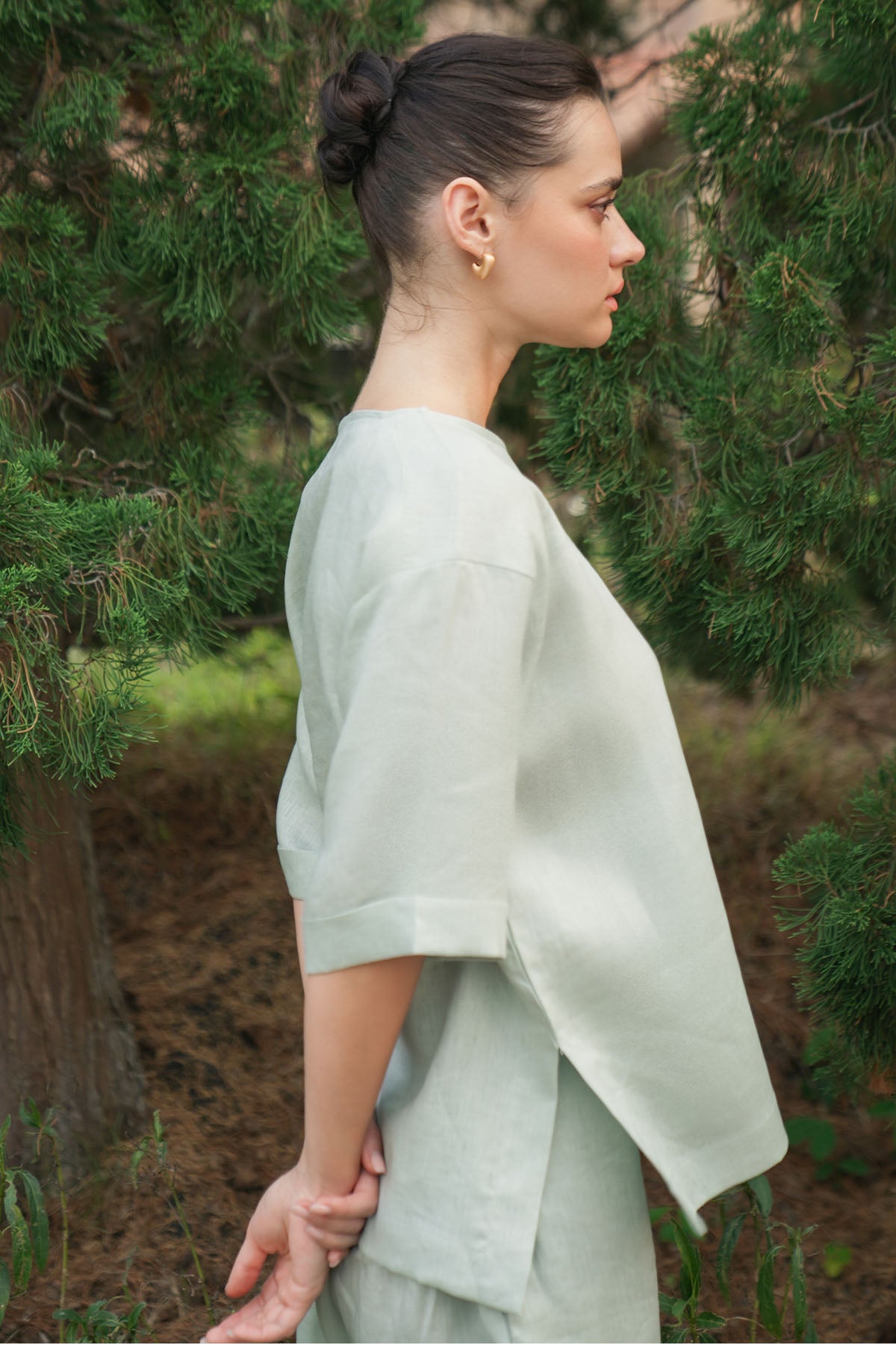 OVERSIZED SHIRT- 100% LINEN