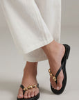CHAIN STRAP SANDALS
