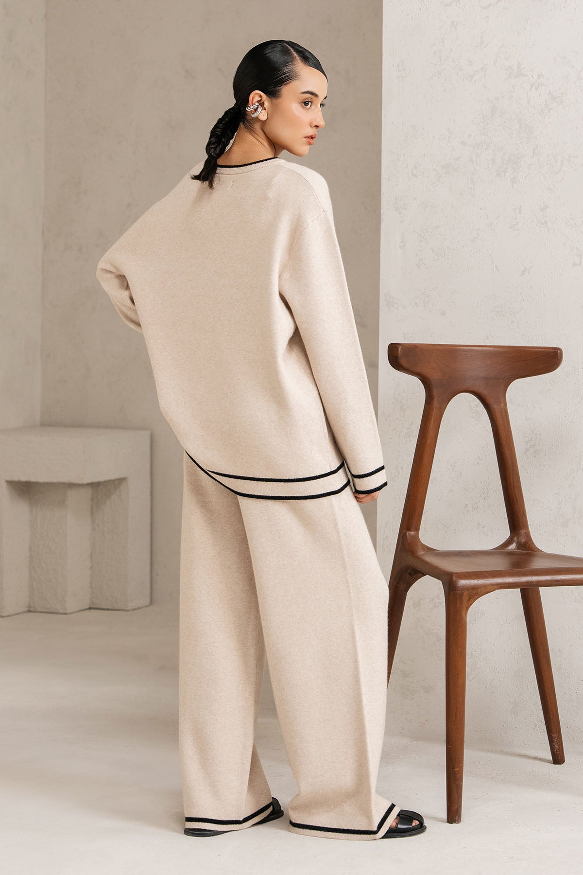 CONTRAST TRIM CO-ORD SET