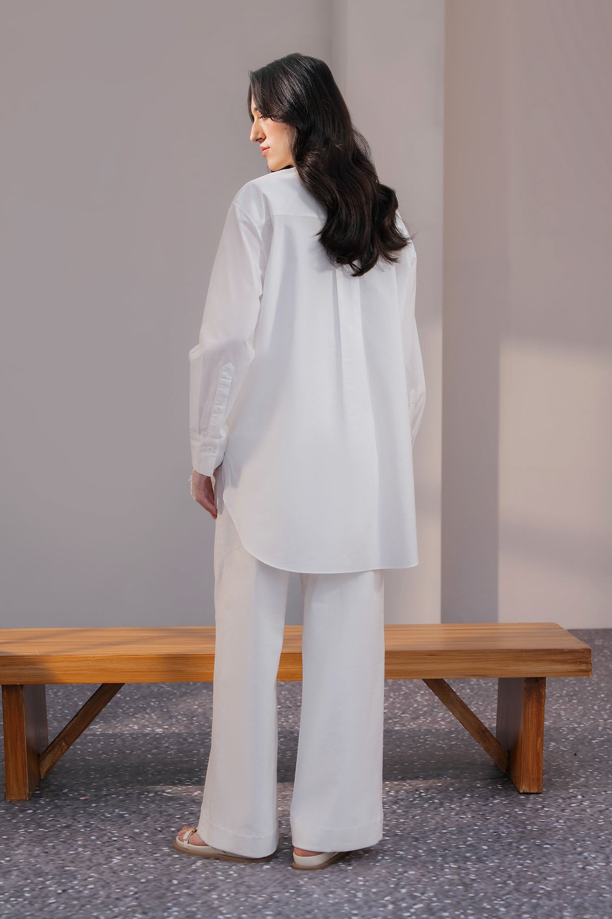 EMBROIDED POPLIN SHIRT