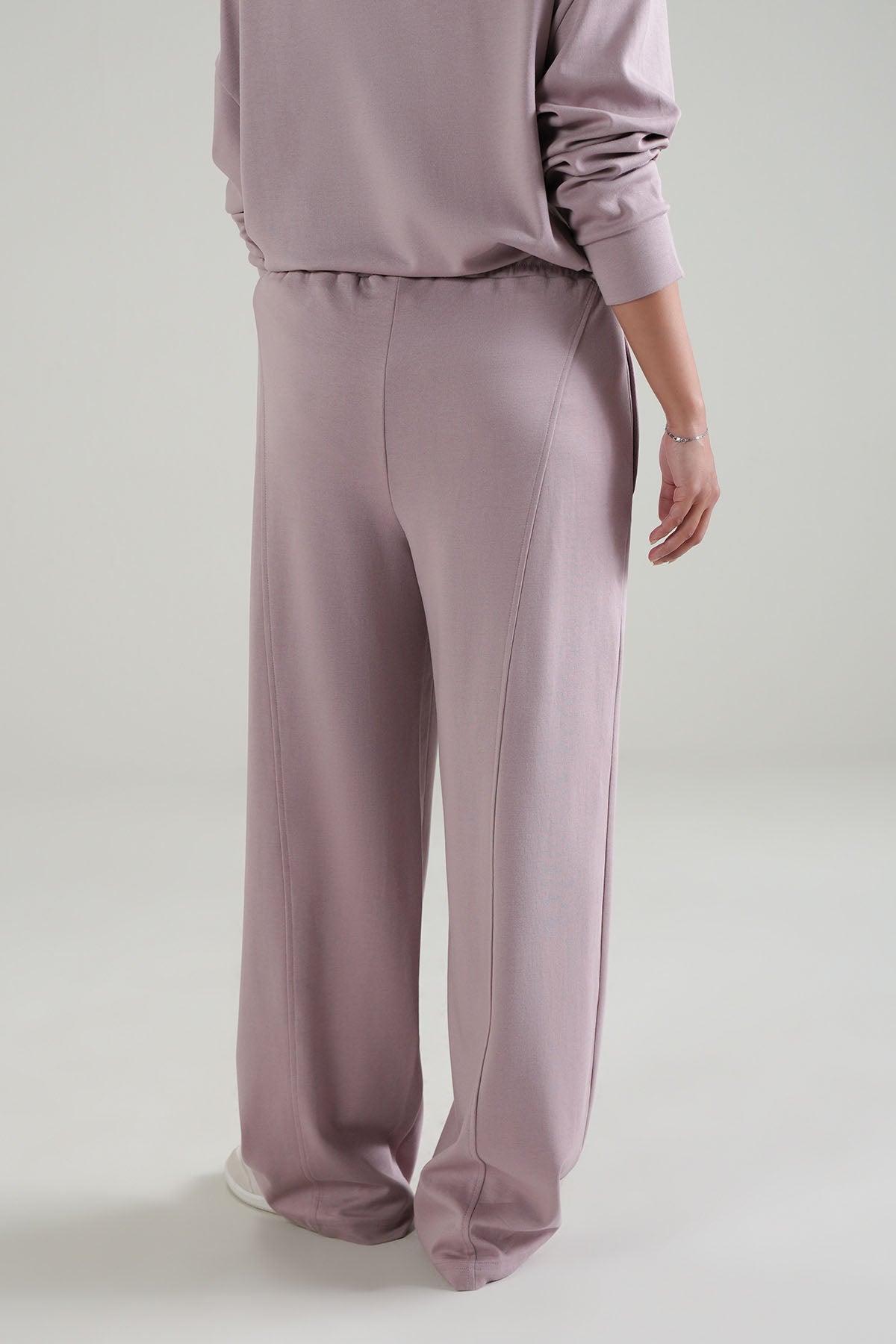 ELASTICATED LOUNGE PANT-DOUBLE KNIT