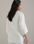 SHORT SLEEVE SHIRT-LINEN BLEND