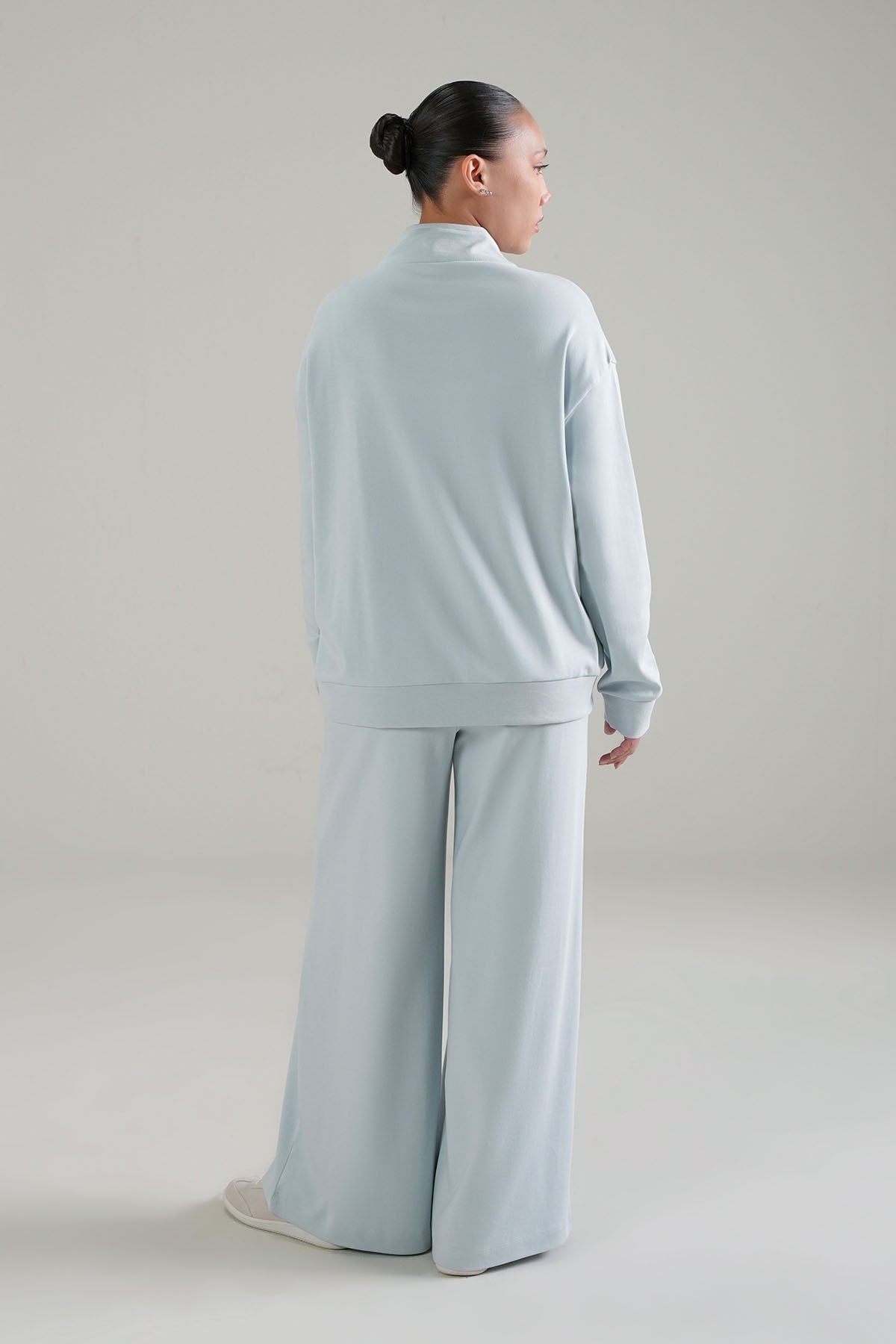 WOMEN HALF ZIPPER- DOUBLE KNIT