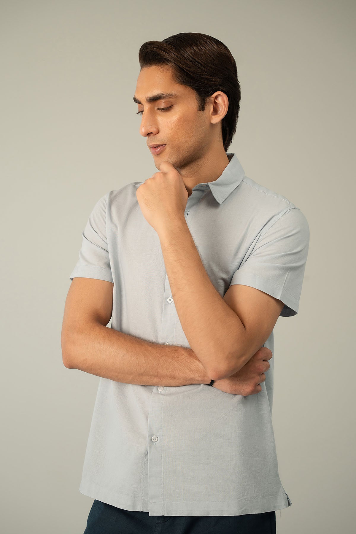 CLASSIC LINEN BLEND SHIRT