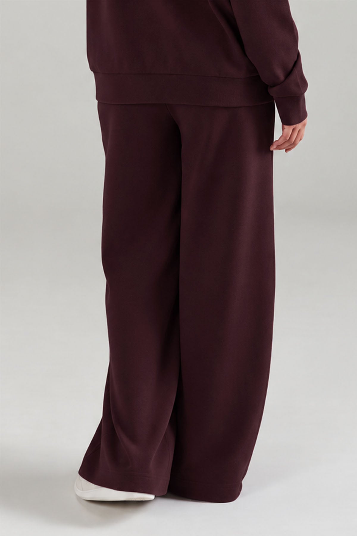 PLEATED WIDE LEG PANT - DOUBLE KNIT