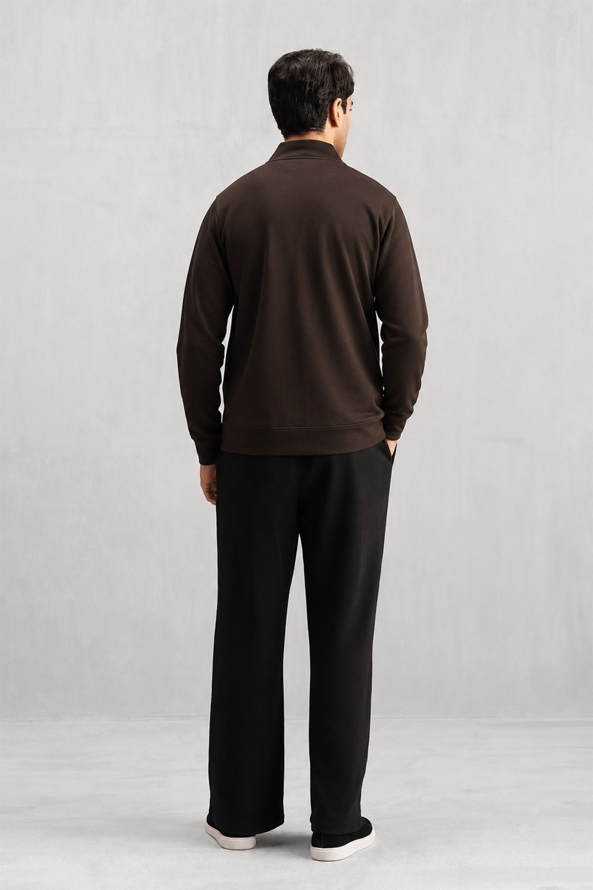 ZIPPER JACKET-DOUBLE KNIT