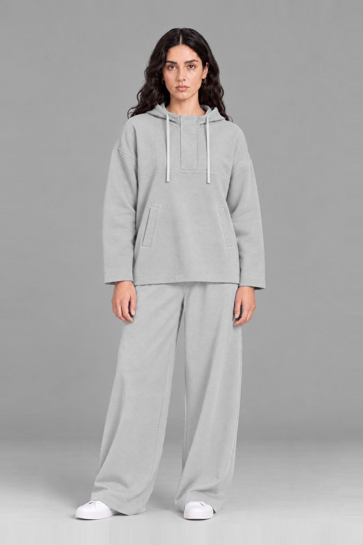 HALF ZIP PULLOVER HOODIE CLOUDLUX LIGHT