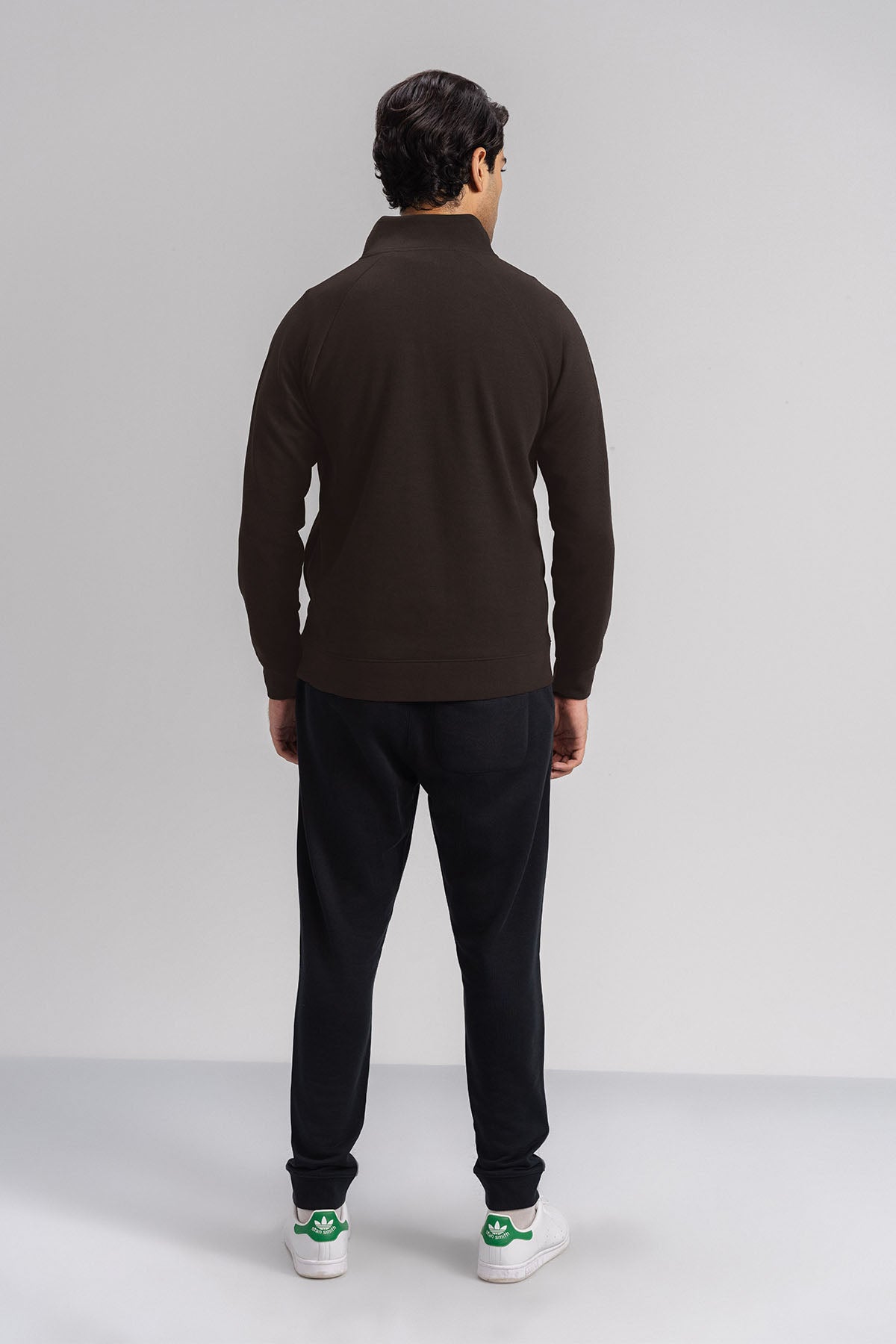 MEN QUARTER ZIP-DOUBLE KNIT