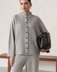BUTTON-UP KNIT SET