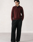 REFINED POLO SWEATER