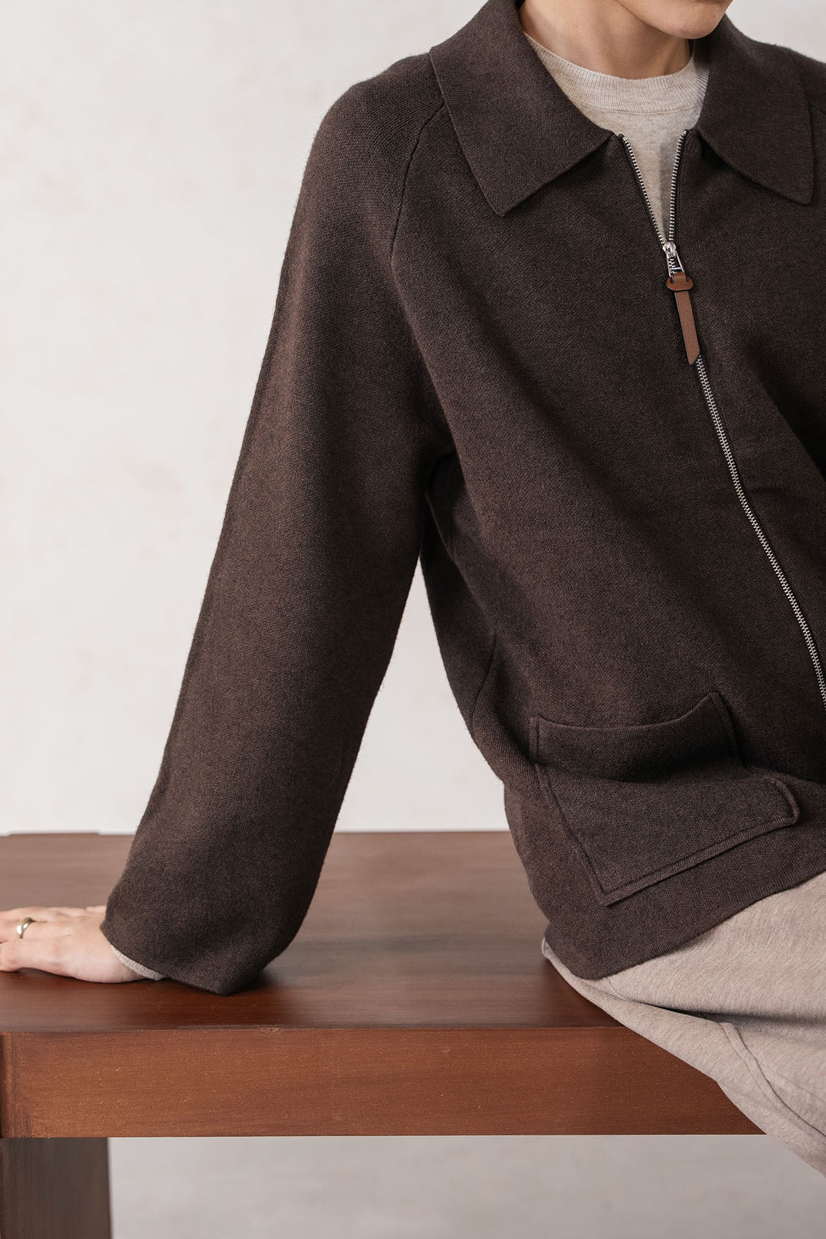 SOFT KNIT ZIPPER