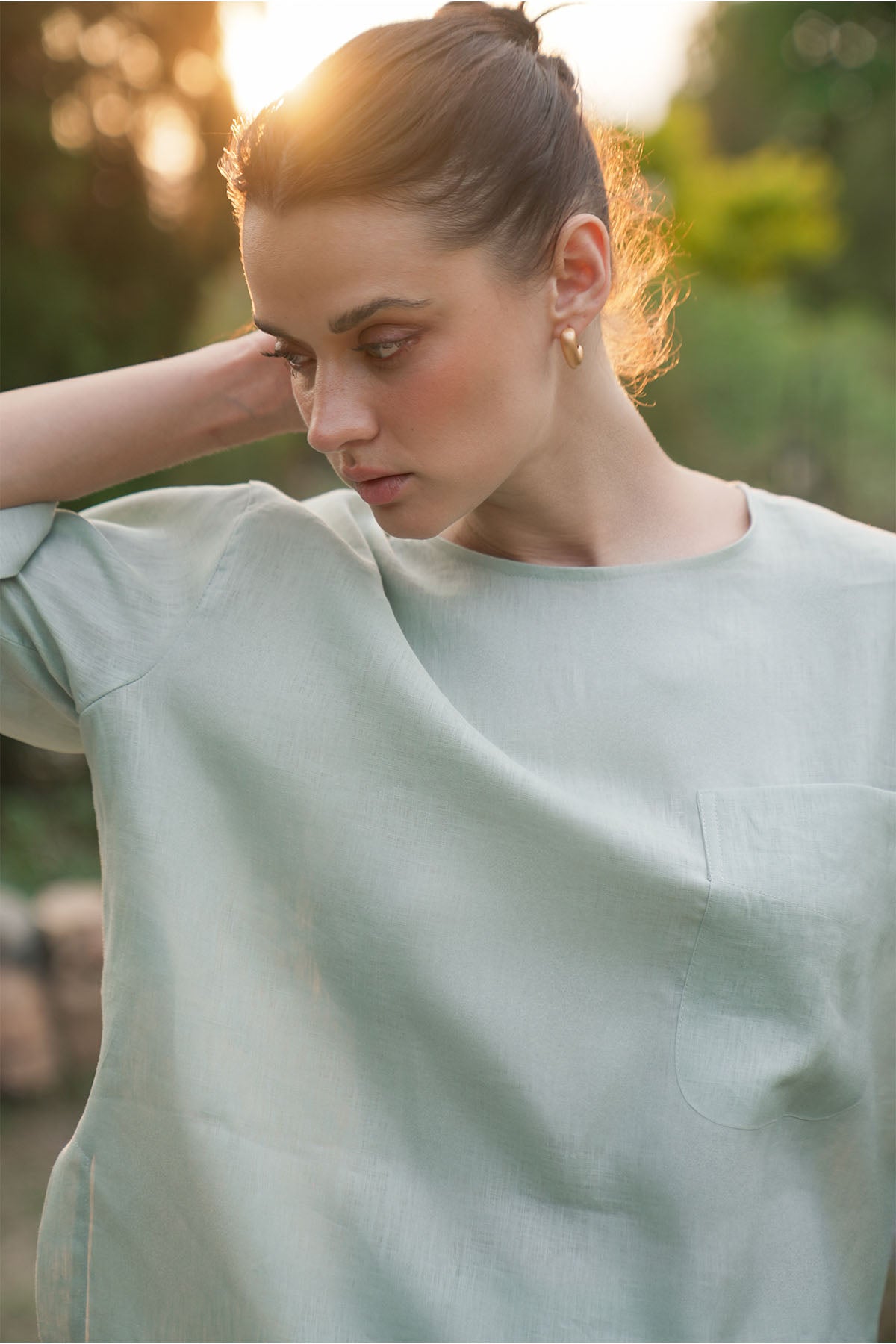 OVERSIZED SHIRT- 100% LINEN