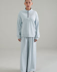 WOMEN HALF ZIPPER- DOUBLE KNIT