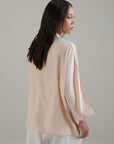 RELAXED BAND COLLAR SHIRT