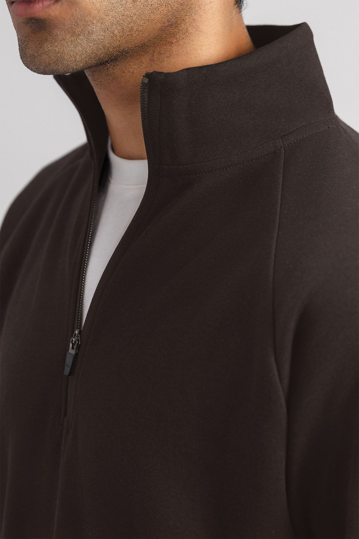 MEN QUARTER ZIP-DOUBLE KNIT