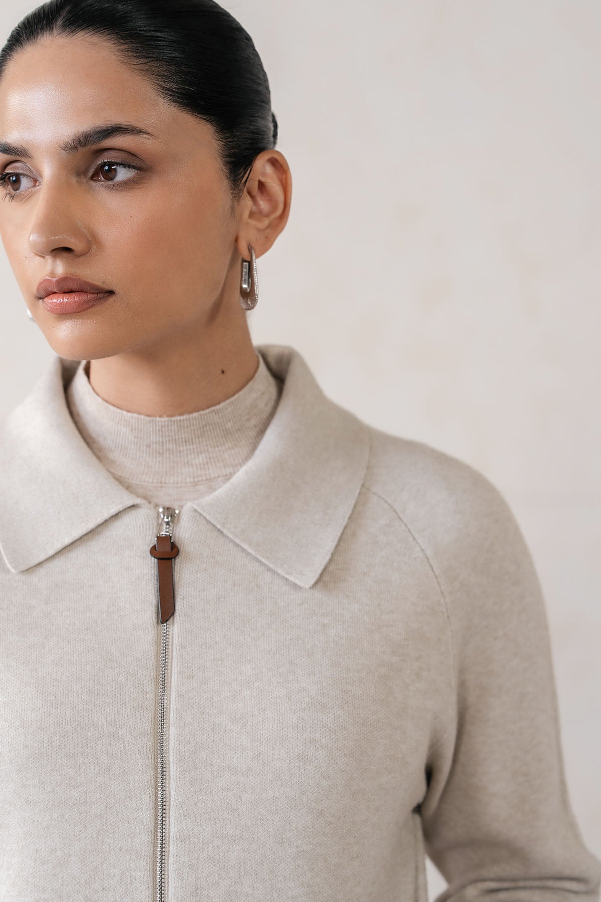 SOFT KNIT ZIPPER