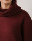 COWL NECK KNIT SET