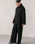 COWL NECK KNIT SET