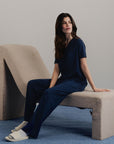 WOMEN V-NECK NIGHTSUIT CLOUDLUX