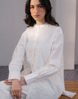 EMBROIDED POPLIN SHIRT