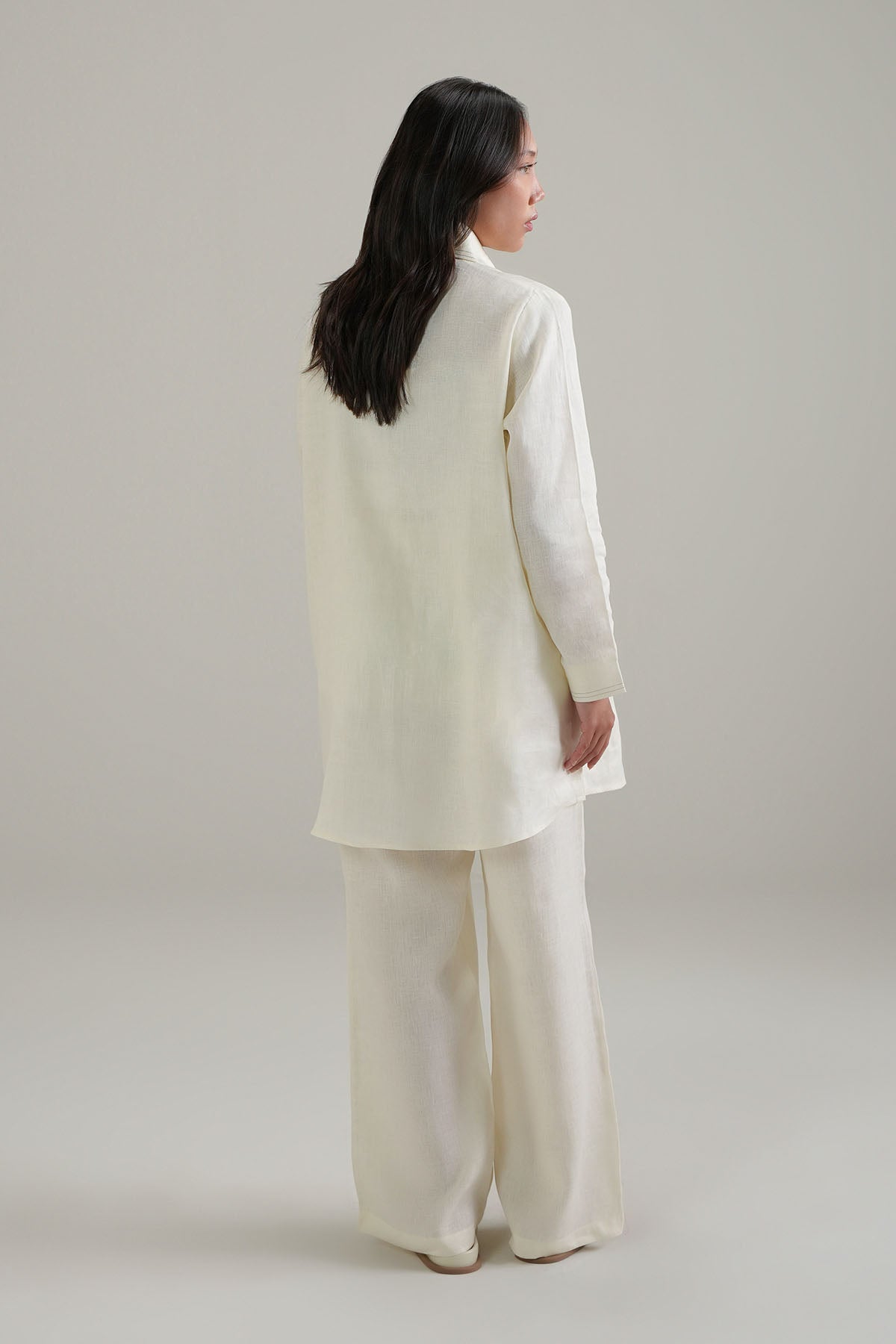 LONG TUNIC - 100% LINEN