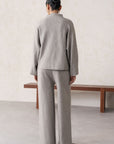 BUTTON-UP KNIT SET