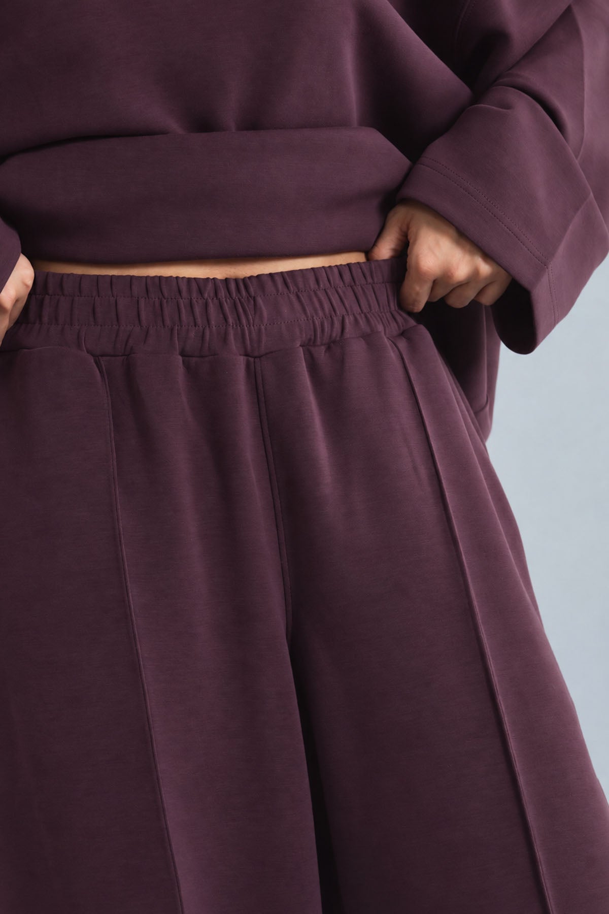 PLEATED WIDE TROUSER CLOUDLUX