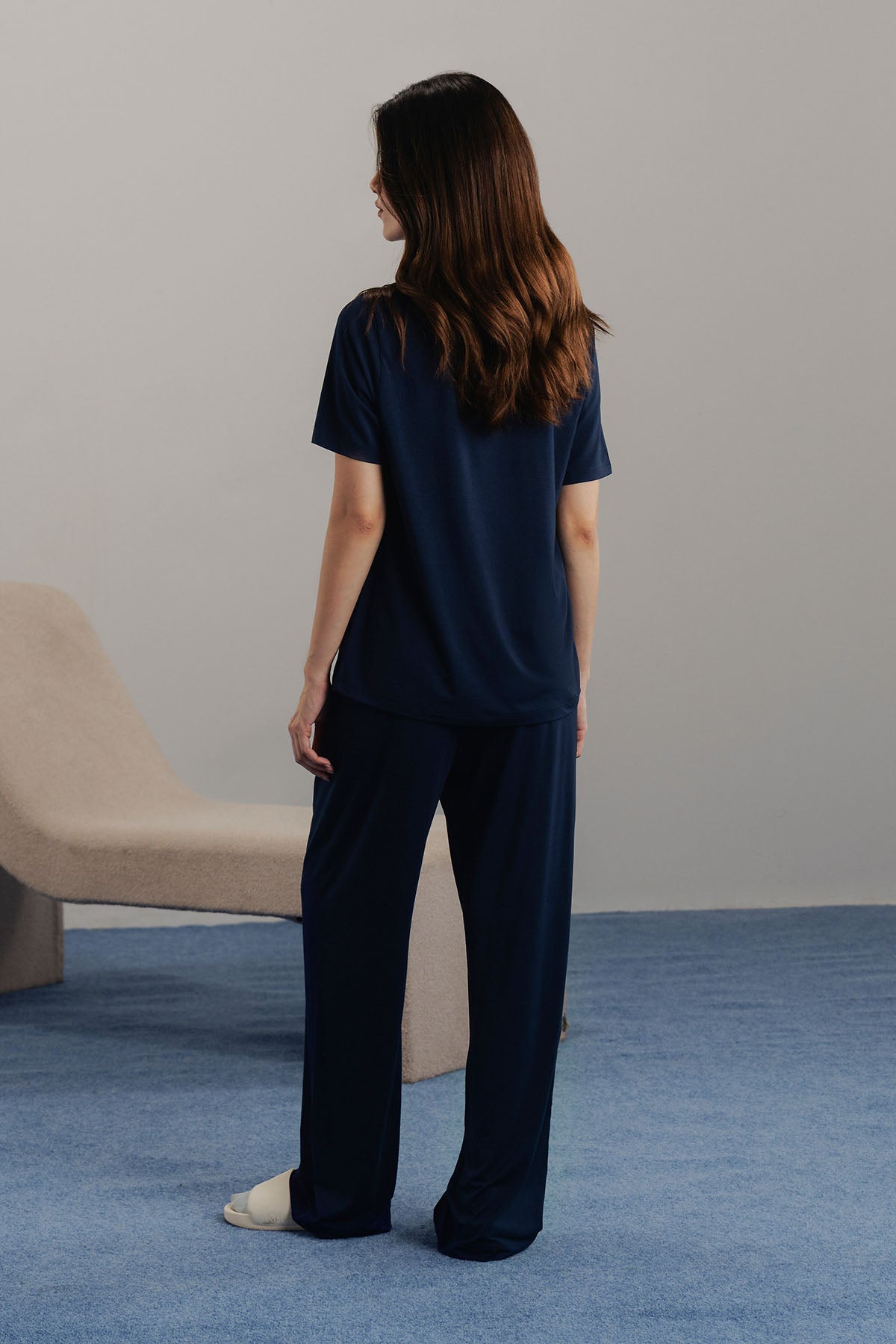 WOMEN V-NECK NIGHTSUIT CLOUDLUX