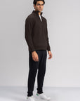 MEN QUARTER ZIP-DOUBLE KNIT