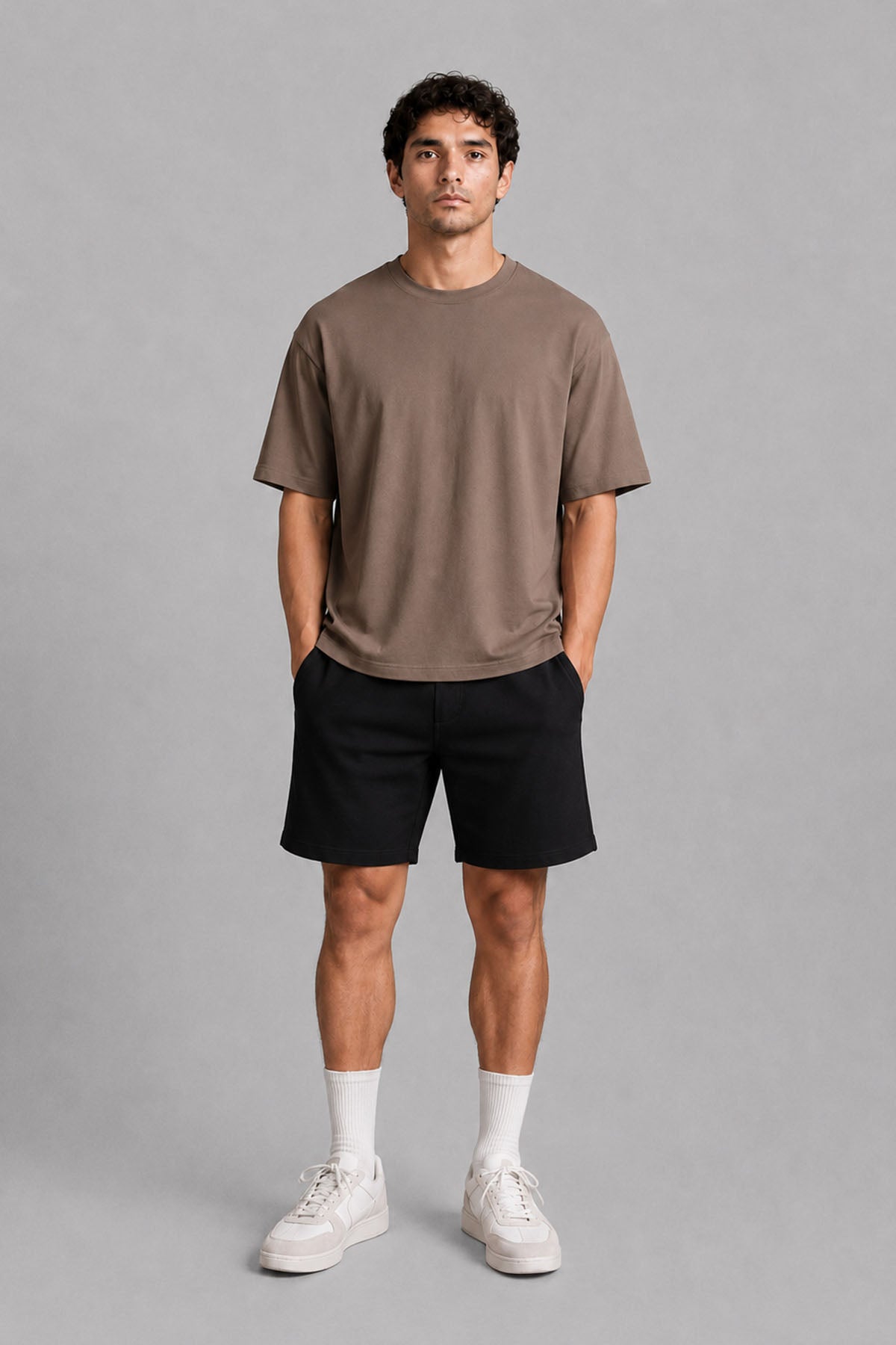 MEN OVERSIZED DOUBLE KNIT T-SHIRT