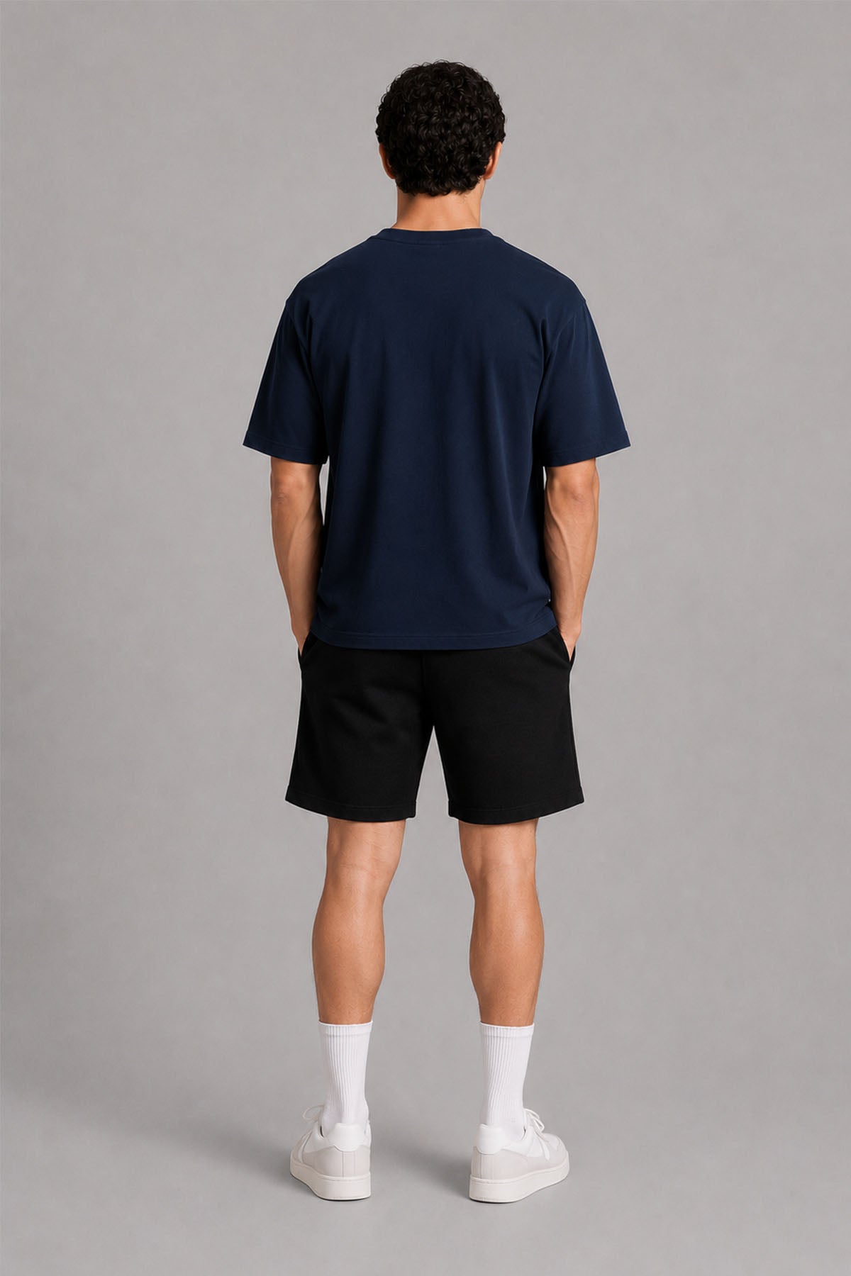 MEN OVERSIZED DOUBLE KNIT T-SHIRT
