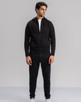 FULL ZIP HOODIE-DOUBLE KNIT