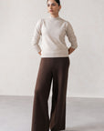 ESSENTIAL MOCK NECK SWEATER