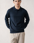 REFINED POLO SWEATER
