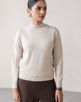 ESSENTIAL MOCK NECK SWEATER